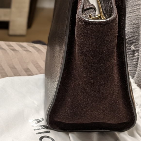 NWOT Michael Kors Sophie Haircalf ( fur ) Camouflage Camo Messenger Duffle Purse - Picture 4 of 9